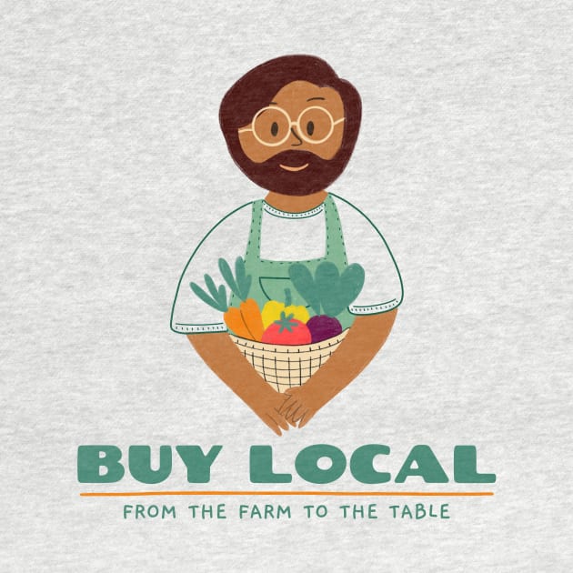 Support Local Farmers Farmers Market by Tip Top Tee's